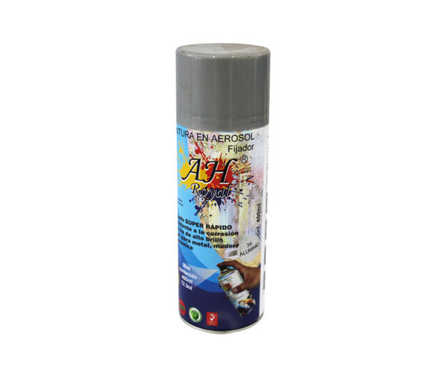 Pintura en aerosol AH Royal Plateado extragrande x400ML