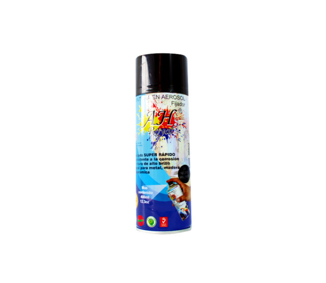 Pintura en aerosol AH Royal Negro brillante
