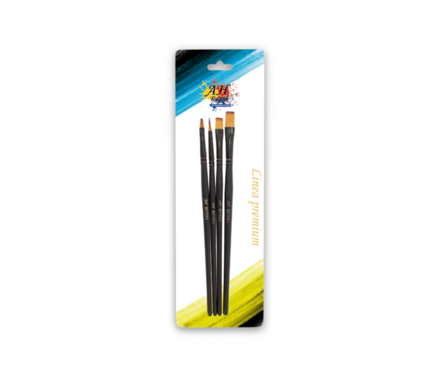 Pincel AH ROYAL Linea Premium x4 und Negro Surtido