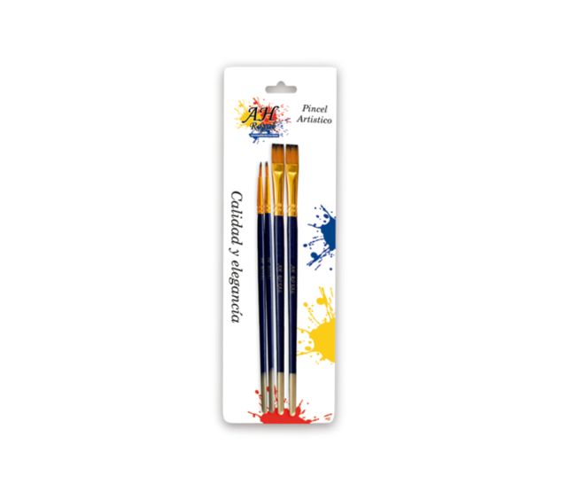 Pincel AH ROYAL Juego x 4 No.0/0,1,4,6 Displey x10