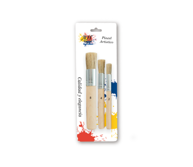 Pincel AH ROYAL Brocha Seca a0501 3pcs