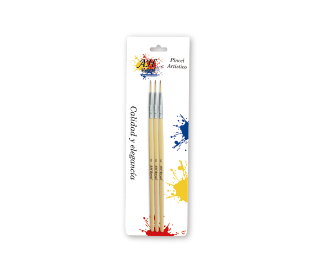 Pincel AH ROYAL Delineador 5/0 x3