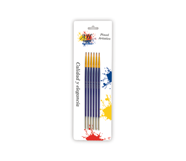 Pincel AH ROYAL Plano No.0 x6 Display x10