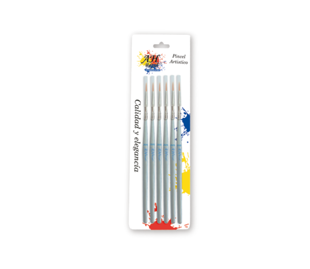 Pincel AH ROYAL Delineador No. 20/0 Gris Tipo Falcon punta fina