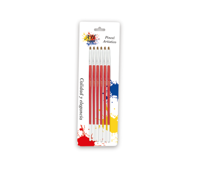 Pincel AH ROYAL Angular x6 No.1 Display x10