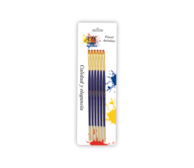 Pincel AH ROYAL Lengua De Gato No. 1 x6 Display x10