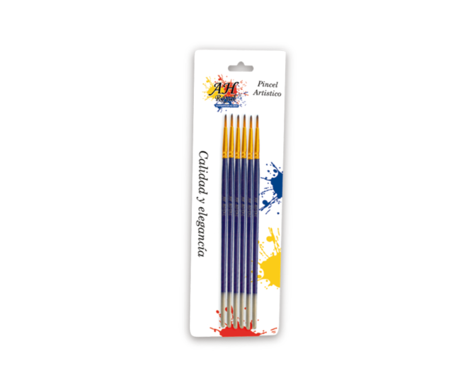 Pincel AH ROYAL Redondo no.2 x6 Display x10
